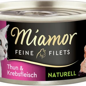 Direkt Vom Hersteller Miamor Feine Filets naturell Thunfisch/Krebs 80 g
